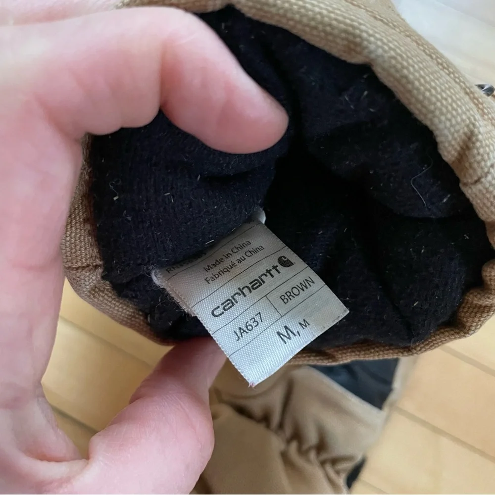 Carhartt Brown Work Mittens